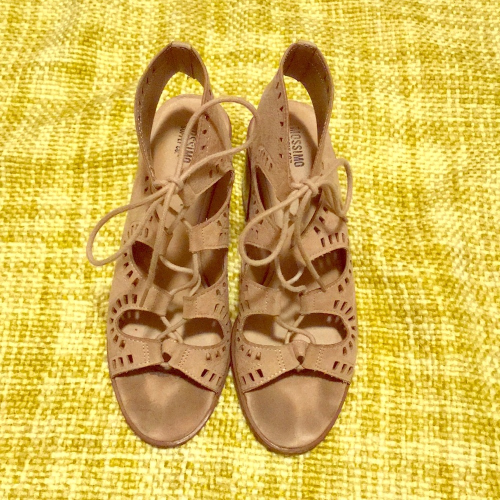 Open toe wedges